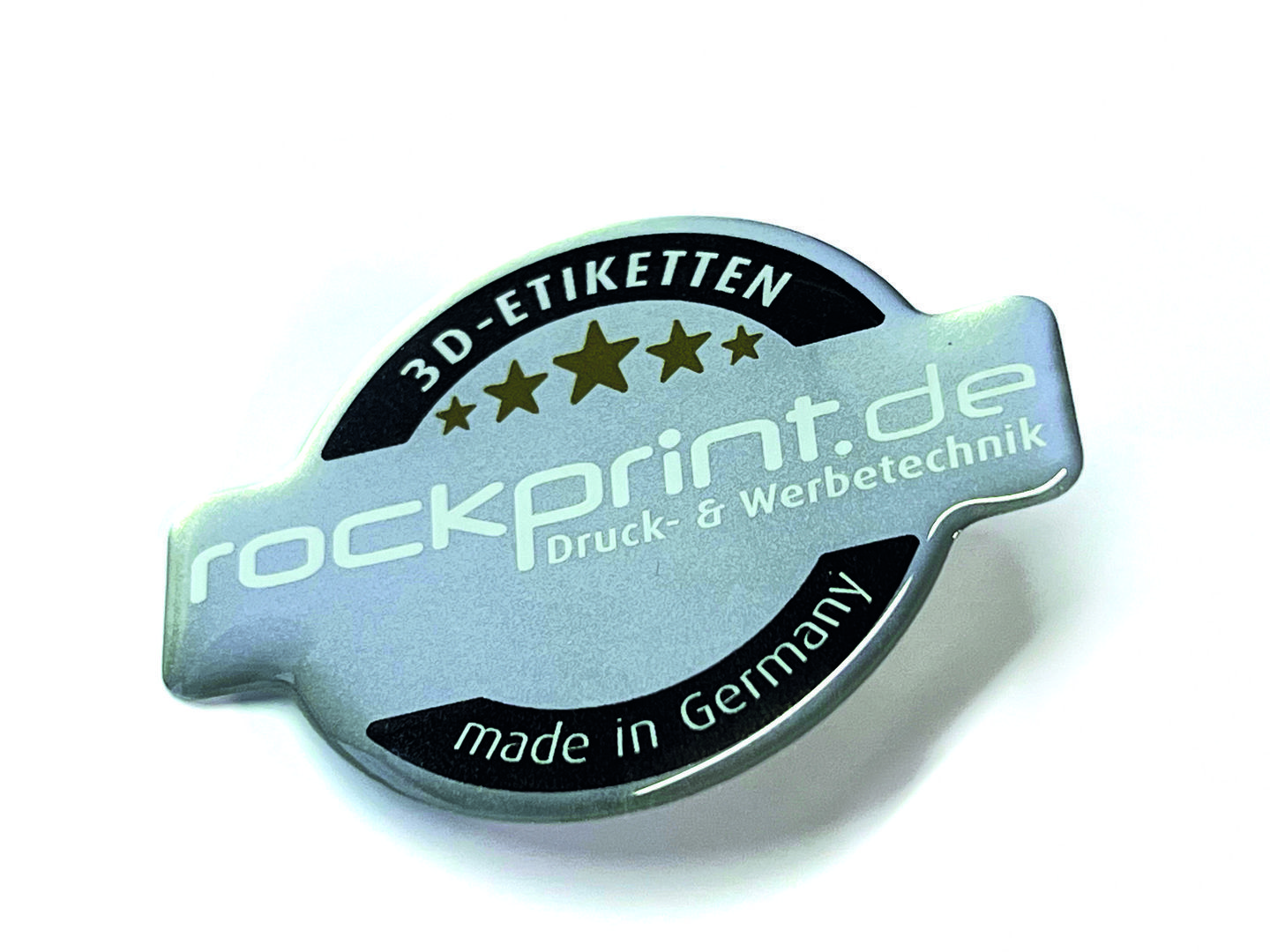 Rockprint 3-D Etiketten